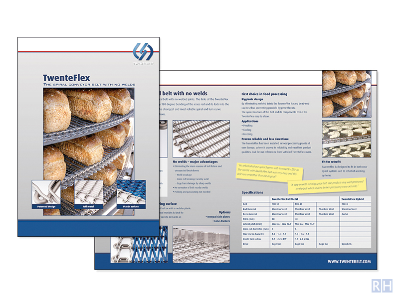 grafisch ontwerp brochure Twenteflex